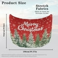 thumbnail image 7 of Uorisanigo Merry Christmas Car Hood Cover, Removable Automotive Exterior Accessories Elastic Fabrics Can be Washed Protector for Car Hood Bonnet All-Season Protection, 7 of 7