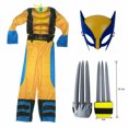 thumbnail image 3 of Máscara de lujo para niños, disfraz de Wolverine para Cosplay, Halloween, Navidad, Año Nuevo, superhéroe, fantasía, 3 of 5
