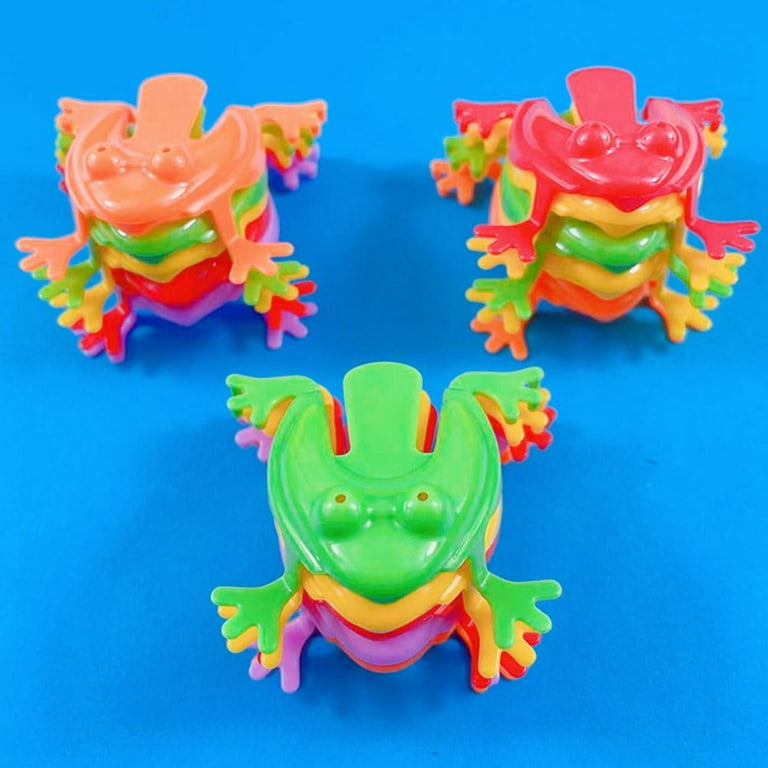 Jumping Plastic Frogs Pinata Toy Loot/Party Bag Gifts Fillers