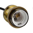 thumbnail image 3 of Retro Pendant Light Cord Kit Gold Hanging Plug In Lamp Socket Kit for DIY Light Fixtures, 3 of 4