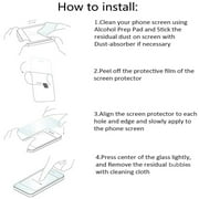 For Google Pixel 7 Pro Tempered Glass Screen Protector Designed to allow full functionality 3D Curved Edge Glass Full coverage Cover ,Xpm Screen Protector [ Clear Black ]