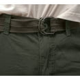 thumbnail image 6 of X RAY JEANS Mens Belted 18" Inseam Below Knee Long Cargo Shorts, Charcoal, 44, 6 of 9