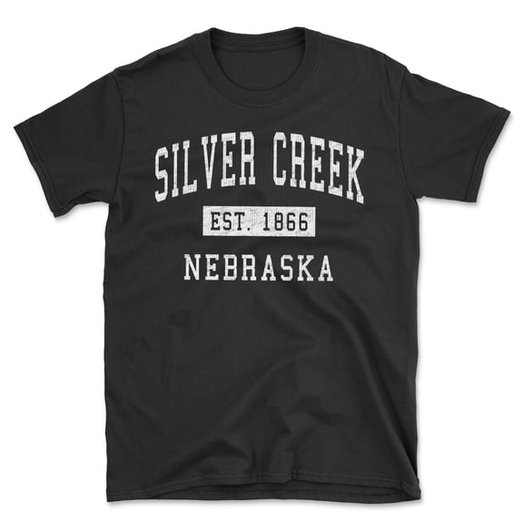 Silver Creek Nebraska Classic Established Men's Cotton T-Shirt