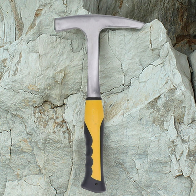 Duckbill Hammer Rubber Handle Impact Geological Pointed Head Brick Hammer For Geological Survey Masonry