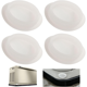 thumbnail image 3 of Kit de 4 Tapones para Orificios para Generadores Toda la Casa Refrigerados por Aire - Adaptador de Orificio de Base para Generadores de Toda la Casa Refrigerados por Aire, 3 of 5