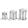 thumbnail image 7 of AFQH Floating Stainless Steel Mesh Tea Infuser Oval Loose Leaf Tea Steeper Soups Oil Spice Herb Tea Strainer Holders Filter for Kitchen Cooking Office Home Supplies, 7 of 7