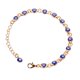 thumbnail image 5 of Pulsera De Ojo, 2 Piezas Pulseras De Aleación Duradera Mal De Ojo Colores Exquisitos Esmalte De Colores Para Fiesta Para El Hogar Para Vacaciones ZAQW Eye Bracelet, 5 of 8