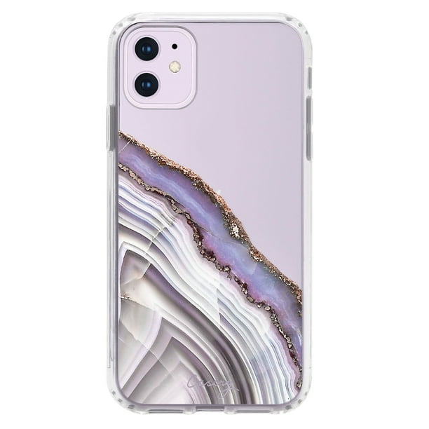 Casery 11h 0266 Agate Case For Iphone 11 Light Purple Walmart Com
