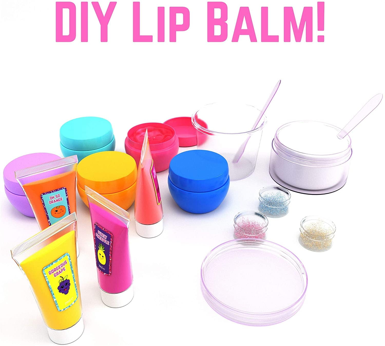 All Natural Lip Balm Kit For Girls FunKidz Lip Gloss Making Kit For Kids  Ages 8-10 10-12 Girls Gift Makeup Science Lab