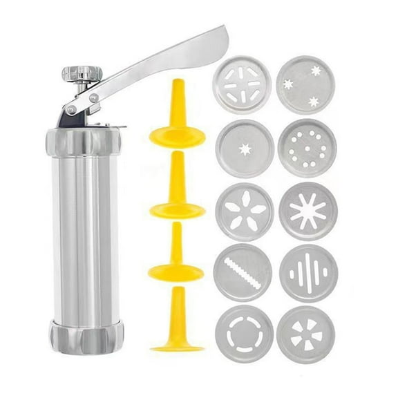 Rvaymup Cookie Biscuit Press Maker A Variety of Styles Easy to Clean Use Durable Gift