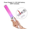 thumbnail image 6 of LED Glow Stick Party Stick 15-Color Concert Flashing Light Multicolor 15 Colors Changing 2 Lighting Modes Bright Flashing Light Stick for Festivals Birthday Concert Party Supplies Parking Guides, 6 of 8