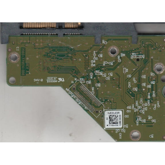 WD10EZEX-00RKKA0, 771824-506 AA, WD SATA 3.5 PCB