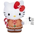 thumbnail image 1 of Vestido inflable de Hello Kitty con pan de jengibre Sanrio de 1,4 m de altura, 1 of 4
