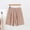 Khaki, variant on HOMBOM Womens High Waisted Bermuda Shorts Relaxed Fit with Pockets Plus Size Solid Color Summer Elastic Waist Comfy Shorts for Ladies