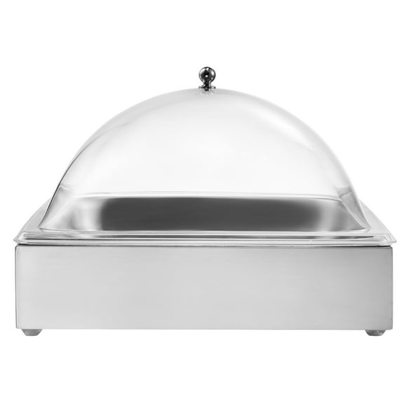 KFFKFF Countertop Food Serving Display Container Stainless Steel, 1 x 1 Pan