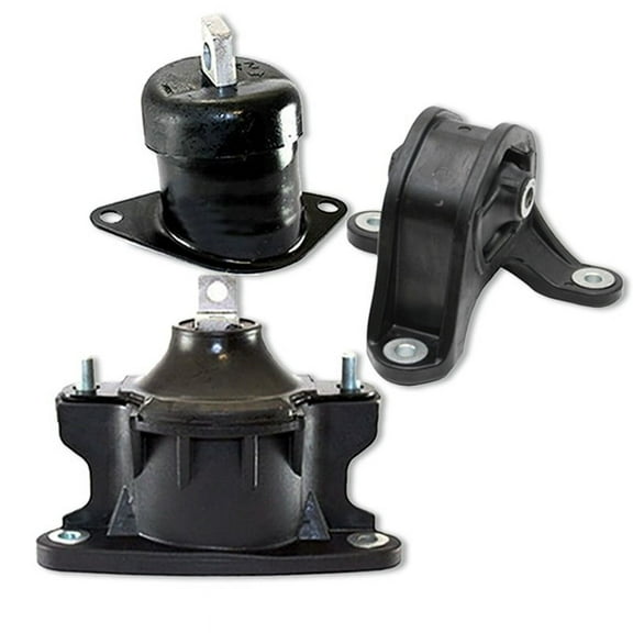 K1590 Fits 2008-2012 Honda Accord 2009-2013 Acura TSX 2.4L MANUAL Motor Mount Set 3pcs : A4565 A4572 A65011