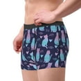 thumbnail image 5 of Cauagu Silhouette Cats Print Boxer Briefs for Men,Comfortable Breathable Men's Underwear Moisture Wicking Underpants -XX-Large, 5 of 8