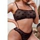 thumbnail image 3 of Gibobby Ropa sexy de mujer para sexo Lencería sexy para mujer, camisón de encaje con camisola de encaje para mujer lencería(Negro, XG), 3 of 4