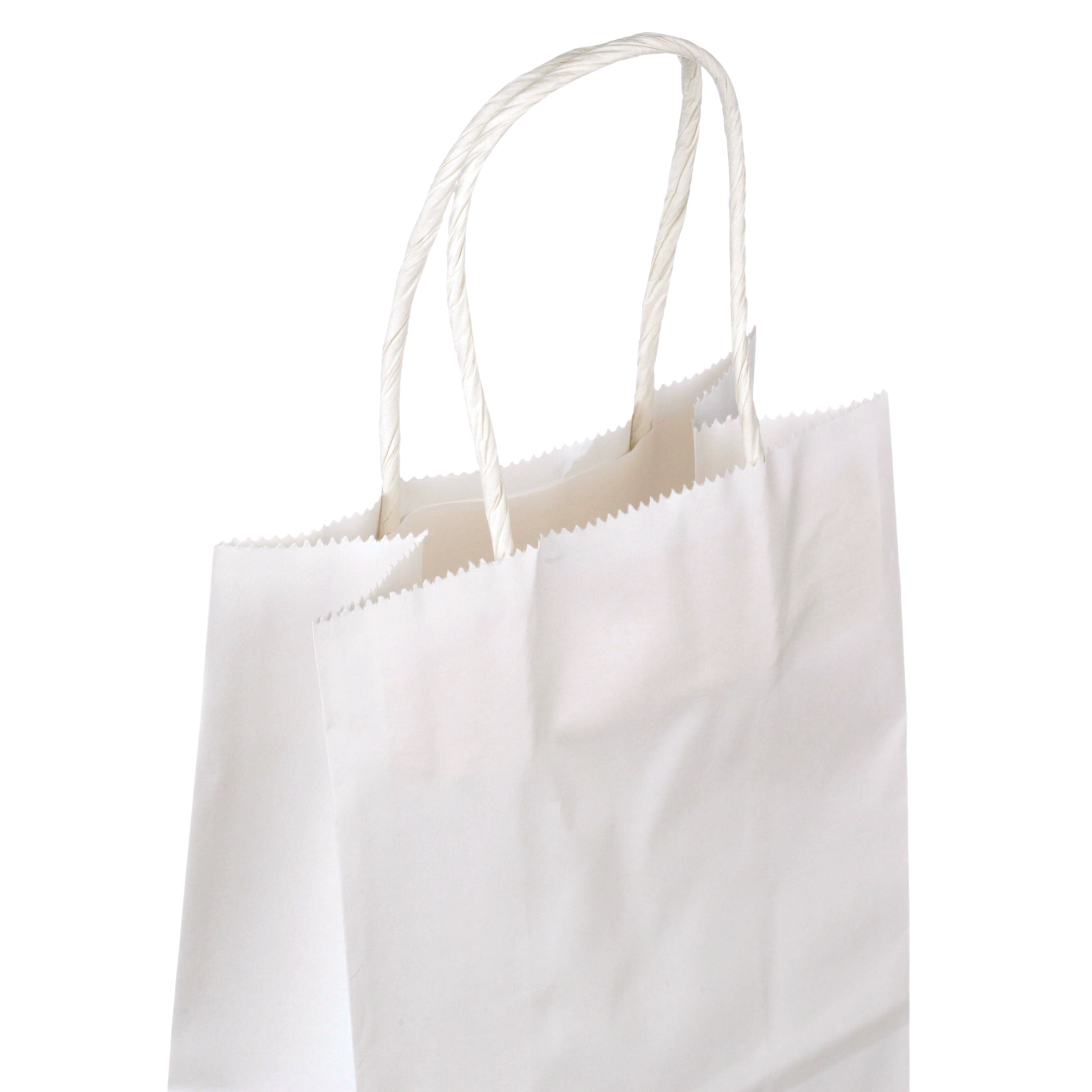 Promo White Kraft Brute Tote Bags (Full Color Logo)