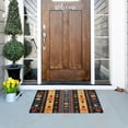 thumbnail image 5 of Yayeee Doormat for Inside 20"x32" Absorbent Low-Profile Washable Non-Slip Rubber Backed Entryway Rug, Orange Geometric, 5 of 8