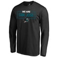 thumbnail image 2 of Men's Black San Jose Sharks Iconic Collection We Are Long Sleeve T-Shirt, 2 of 3