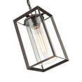 thumbnail image 2 of 4571-PBZ-Millennium Lighting-Wheatland - 1 Light Outdoor Hanging Lantern-13.38 Inches Tall and 6.5 Inches Wide   Powder Coat Bronze Finish with Clear, 2 of 5