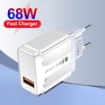 thumbnail image 5 of Cargadores De Teléfonos Móviles Carga de teléfono de 25 W AC100-240V Carga rápida USB para iPhone 14 Pro (Blanco UE), 5 of 5
