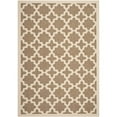 thumbnail image 1 of Safavieh Courtyard Brown Indoor Outdoor Rug - 4' x 5'7", 1 of 1