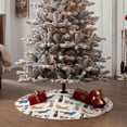 thumbnail image 4 of Bingfone Christmas Tree Skirt Mat Christmas Decoration Interior 48" -Dogs Pug, 4 of 6