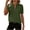 Army Green, variant on Staron Spring Fall Women's Sweaters Lightweight Casual Short Sleeve Crewneck Pullover Tops Elegant Loose Comfy Layering Shirt, Blue XXL