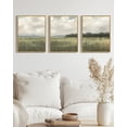 thumbnail image 4 of Drsoum Vintage Landscape Wall Art Abstract Meadow Field Wall Prints Classic Retro Farmhouse Rustic Decorations for Office Bedroom 11x14in3pcs Natural Framed, 4 of 7