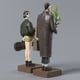 thumbnail image 5 of Figura profesional de León y Mathilda, modelo coleccionable de PVC, juguete, 2 paquetes, 5 of 5