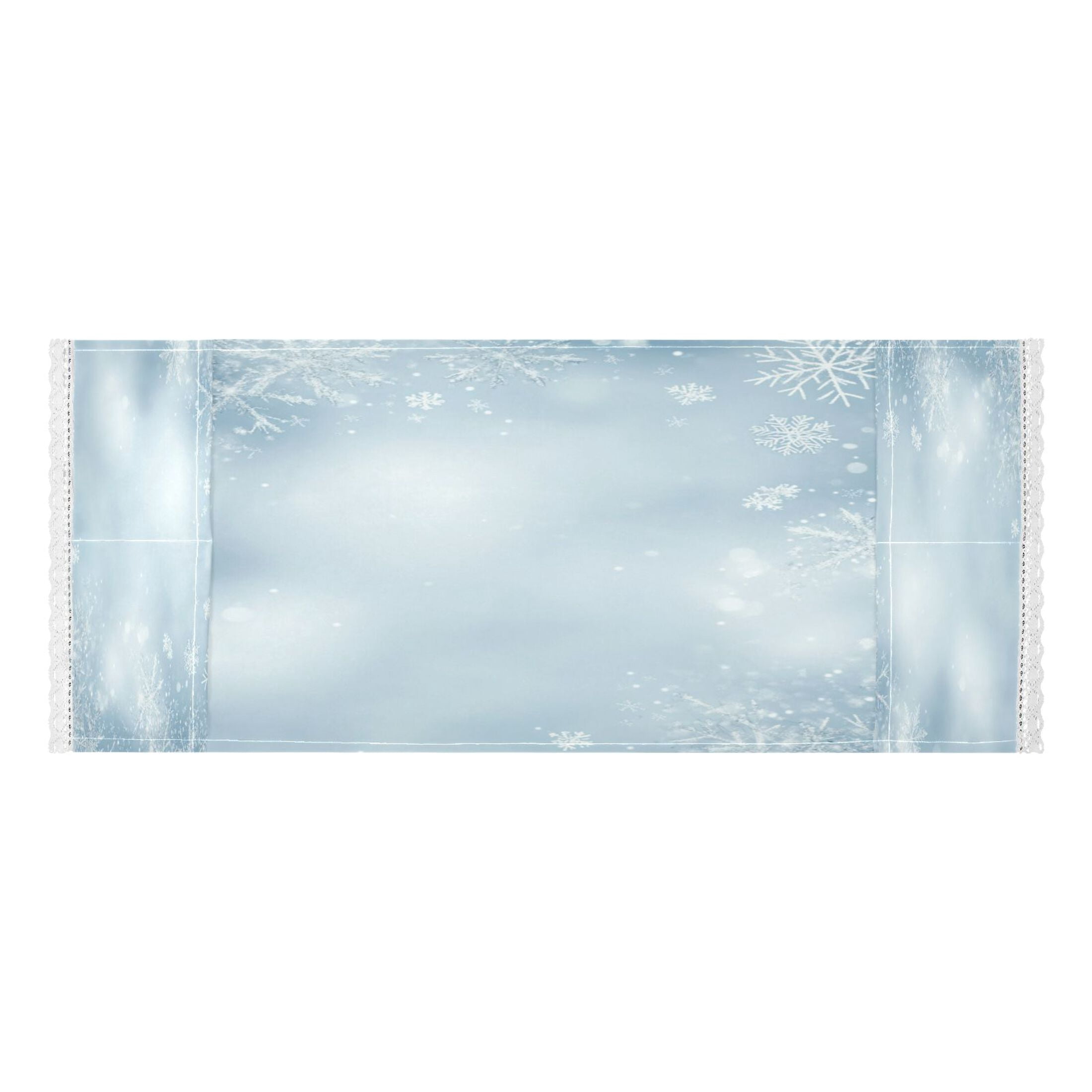 Light Blue Background with SnowflakesWasher and Dryer Covers Dust-Proof and Oil Resistant Fridge Cover with 4 Storage Pockets Washing Machine Top Cover for Laundry Kitchen Home 51.2 x 22 In
