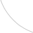 thumbnail image 4 of 14K White Gold 20" 1.0mm Bead Chain Necklace - Women, 4 of 4