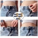 thumbnail image 3 of Botón expansor,Botón expansor de pantalones,cierre de aleación,decoración de cintura,Expansor de pantalones con botón de metal de silicona elástica,Hebillas de extensión de 4 piezas, 3 of 8