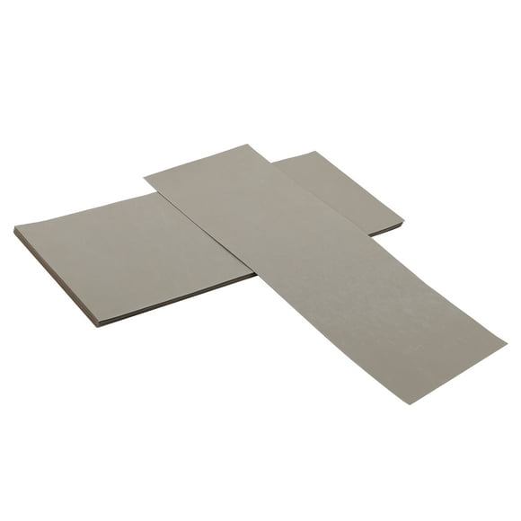 Unique Bargains 25Pcs Sanding Discs, 9.06"x3.54" 5000 Grit Durability& Flexibility Silicon Carbide Paper Base Light Gray