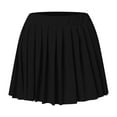 thumbnail image 4 of DHFJKG Womens Skirts Pleated A-Line Short Mini Basic Skirt School Uniform Skater Skirts Nightout Club Wear Comfort Skirt, 4 of 4
