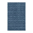 thumbnail image 3 of Unique Loom Outdoor Trellis Textured Collection Area Rug - Spatial (2' x 3' Rectangle Navy Blue/Ivory), 3 of 7