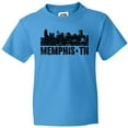thumbnail image 3 of Inktastic Memphis City Skyline with Grunge Youth T-Shirt, 3 of 5