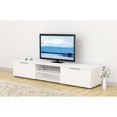 thumbnail image 2 of Pemberly Row 67" Modern TV Stand with Storage in Glossy White, 2 of 2