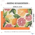 thumbnail image 6 of Yayeee Doormat for Indoor Entrance 32" x 20" Non Slippery Floor Rug, Citrus Leaves, 6 of 8