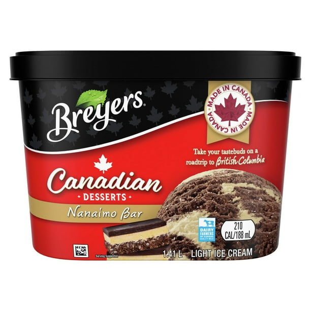 Breyers Light Ice Cream Nanaimo Bar, 1.41 L Nanaimo Bar Walmart.ca