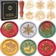 thumbnail image 1 of Set de caja de regalo con sello de cera SWANGSA Christmas con 6 cabezas, 1 of 6