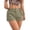 t-Army Green8018, variant on Women Versatile Waterwash Utility Shorts For In Green With Elastic Waist And Pockets Breathable Stretchy Dance And Sport Short Mid Length Solid Color Summer Workout Bottoms , Army Green