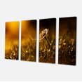 thumbnail image 2 of Vintage Wild Flower In Sunset - Large Floral Canvas Art Print, 2 of 3
