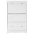 thumbnail image 3 of Pemberly Row 2-Drawer Traditional Wood Secretary Desk in White, 3 of 20