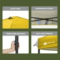 thumbnail image 5 of Ozark Trail 10x10 Instant Pop Up Canopy Tent with Simple Push Setup – Straight Leg Pop-Up Tent for Tailgating, Camping & Events, Yellow Gold, 5 of 10