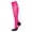 Neon Pink, variant on Wellfit Women's Neon Performance Knee High Nylon Moderate Compression Socks, 9-11, Neon Pink