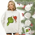 thumbnail image 6 of AQOCRITIK Christmas Sweatshirts for Women Christmas-themed fun patterns Pullover Sweatshirts Holiday Vacation Graphic Tees Tops Winter Outfit, 6 of 6