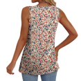 thumbnail image 2 of JTZGDY Womens Tank Tops 2025 Flowy Peplum Tops for Women Cute Summer Floral Printed Dressy Sleeveless V Neck Babydoll Tank Tops Multicolor#10 XL, 2 of 10